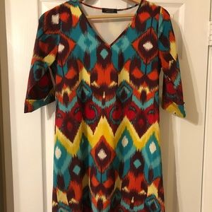Multi-colored dress-small